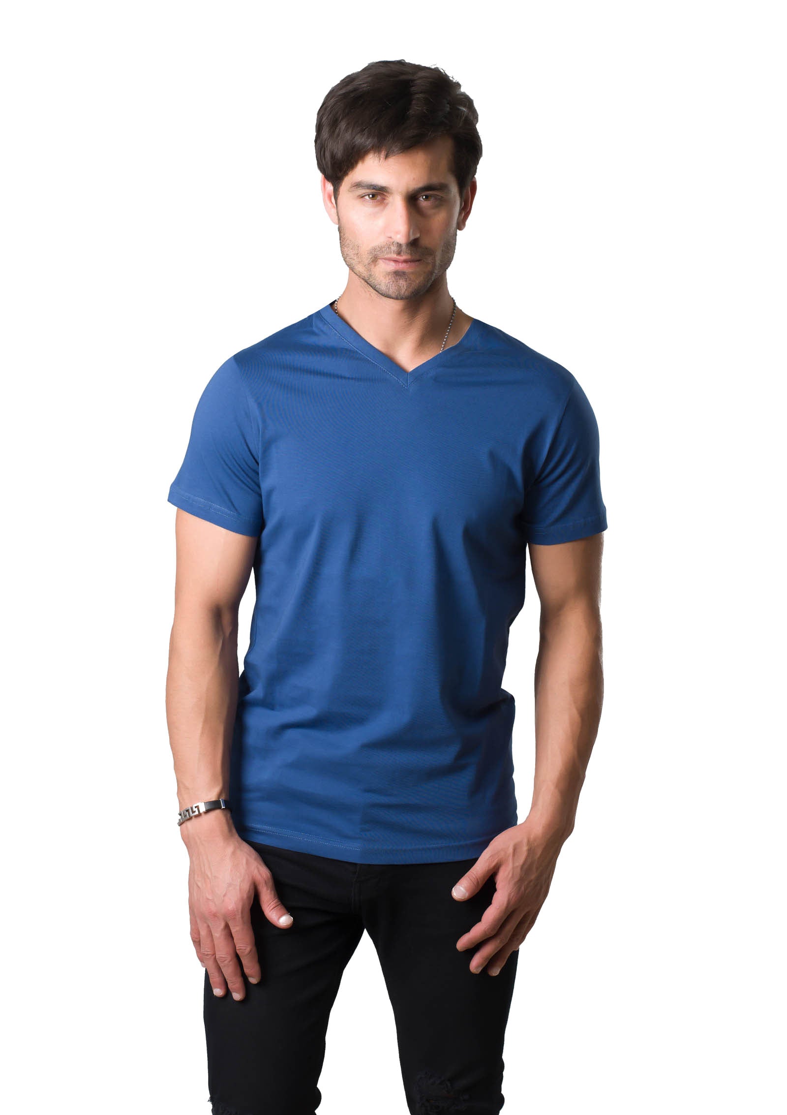 V neck t-shirt Navy
